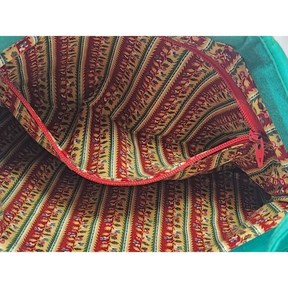 Shirl Miller LTD Quilted Aqua Green‎ Shoulder Bag Straps Colorful Lined Interior - Picture 5 of 14